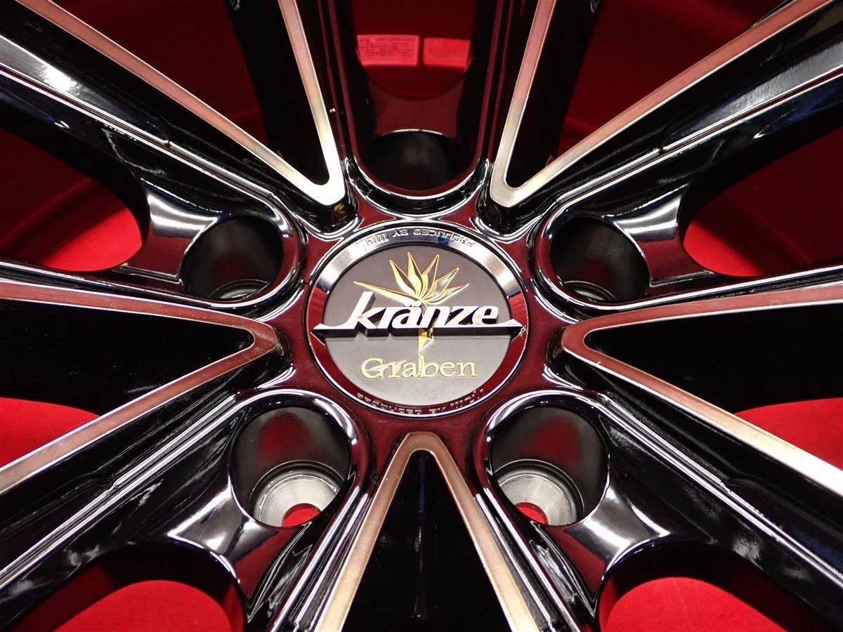 JDM Used WEDS KRANZE Graben 680EVO wheels 4Book 8.5/9.5J 20PCD114.3 5x No Tires - Image 8