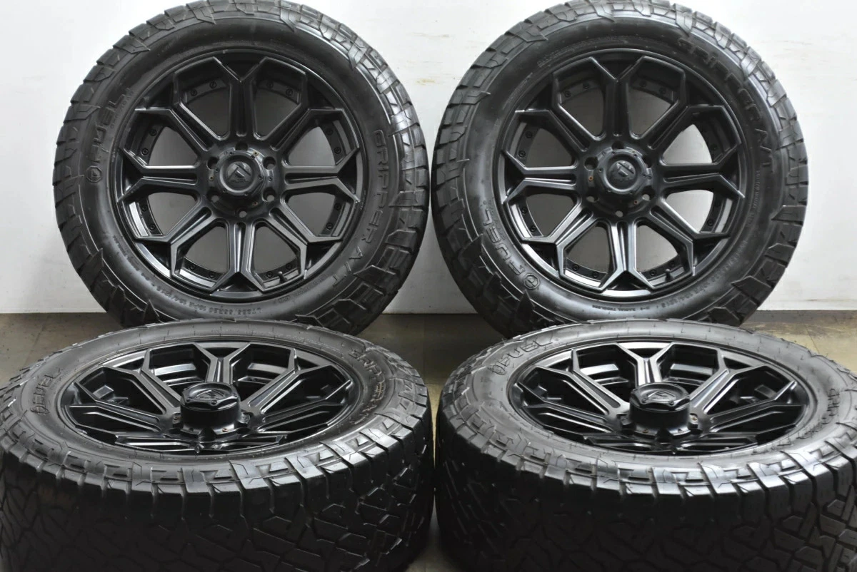 JDM Used FUEL Offroad 4-Book Set 209.09J x 20+20 PCD 139.7 LT285/55R20 No Tires - Image 2