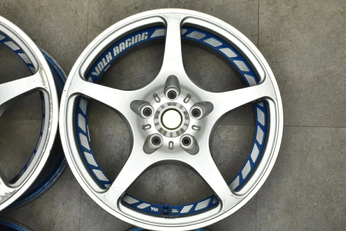 JDM Used RAYS Volk Racing Challenge 4-Book Set 178JJ 9JJ +45 PCD 114.3 No Tires - Image 7