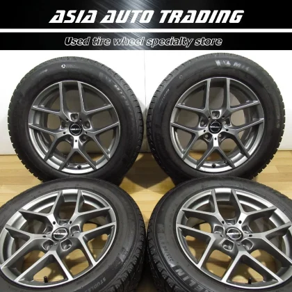 JDM Very low mileage BORBET type Y 7.5J+37 PCD120-5L Michelin X-ICE SN No Tires