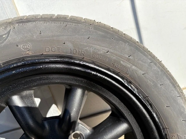 JDM Used RS Watanabe 4-lug 6.5J-14 B 2-piece set 6J-14 2-piece set mat No Tires - Image 10