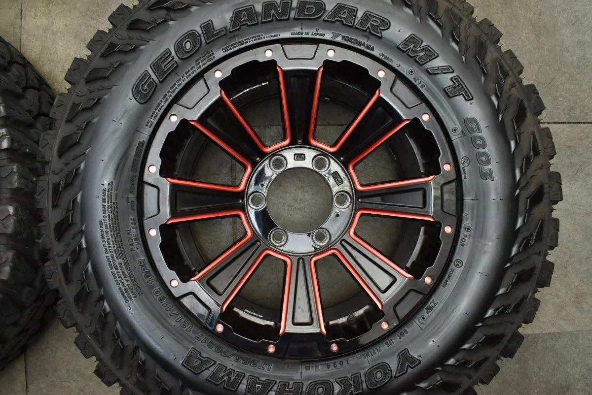 JDM Used LEXXEL 4-Book Set 178.5J x 17+20 PCD 139.7 LT285/70R17 121/11 No Tires - Image 5