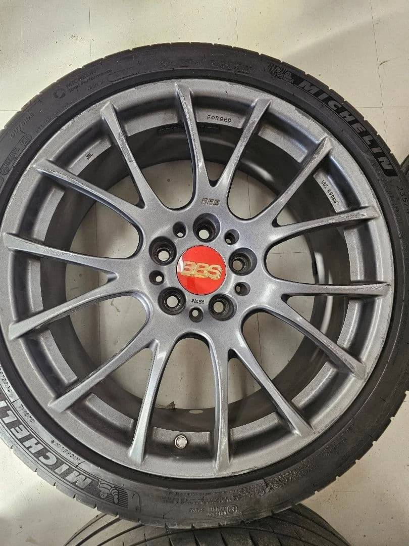JDM Used on BMW F31 BBS19 wheel set Michelin PS4S No Tires - Image 2