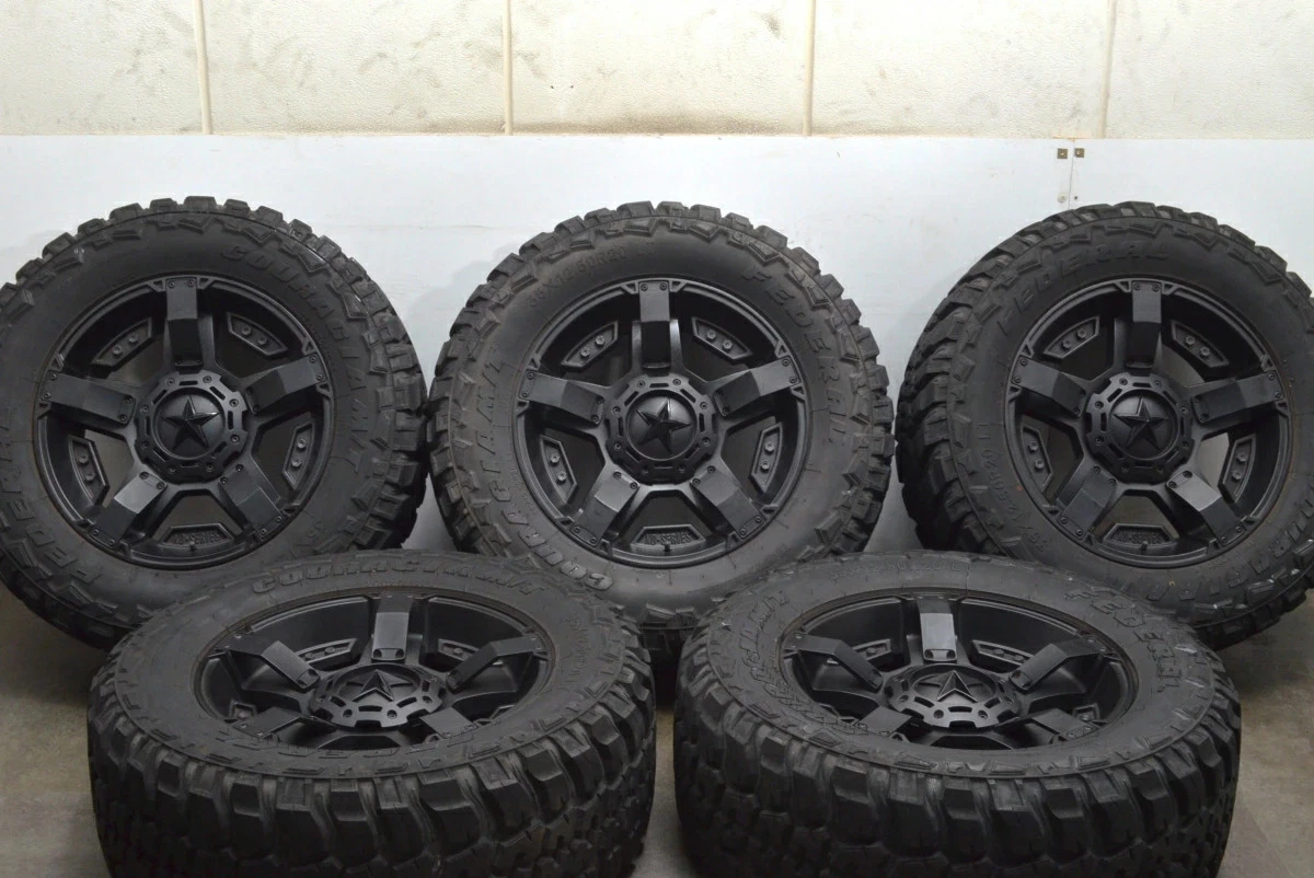 JDM Used KMC 5-Book Set 209.0J x 20±0 PCD xxx 35x/12.50R20 LT 121Q wit No Tires - Image 2