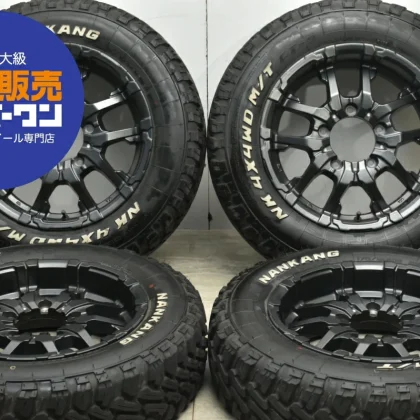 JDM Used MID Nitro Power M26 Black Spang 4-Pack 165.5J x 16+20 PCD 139 No Tires