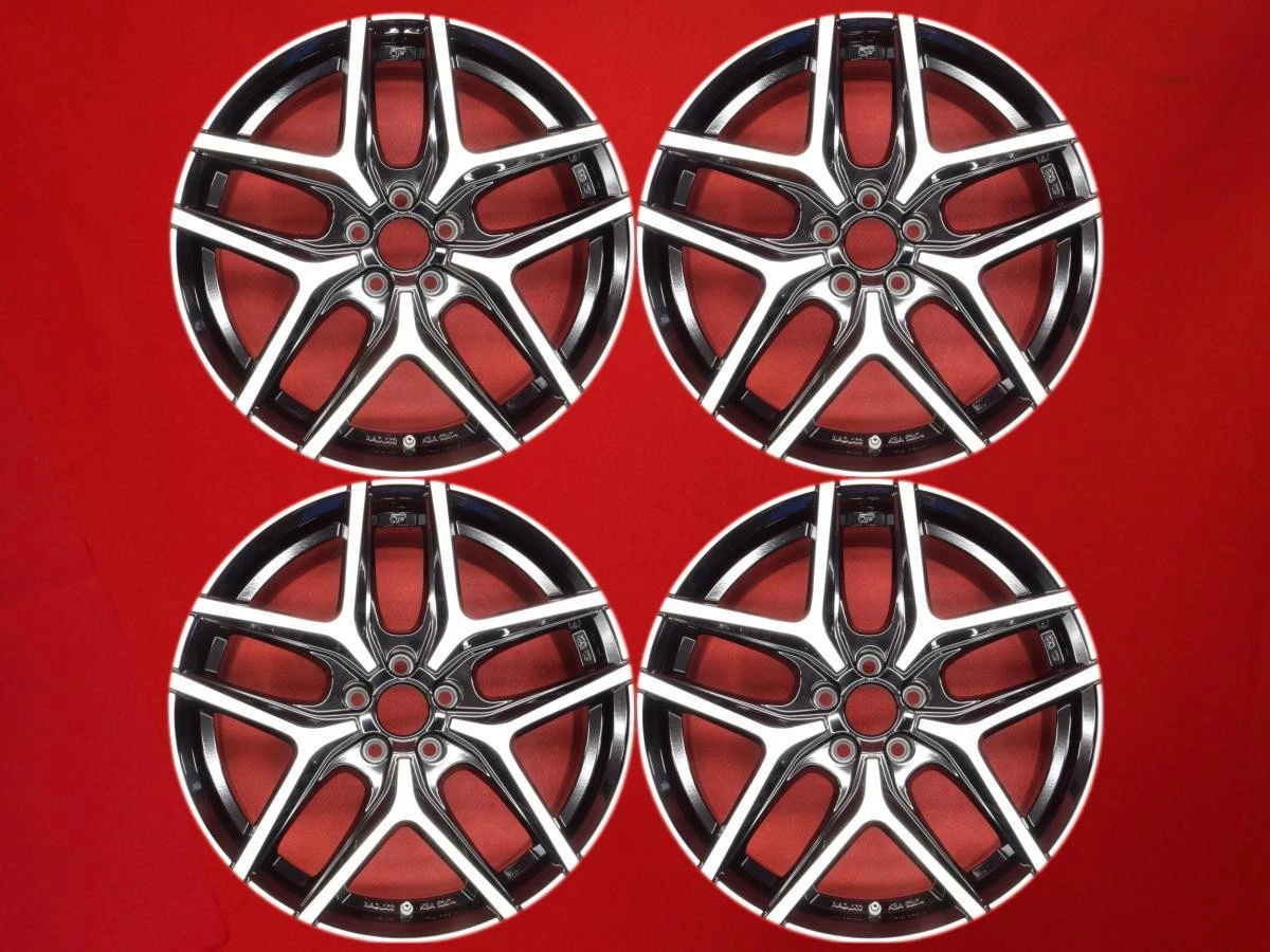 JDM Used MSW 40 wheels 4Book 8J 19PCD110 5x110 bolt pattern +34 offset No Tires