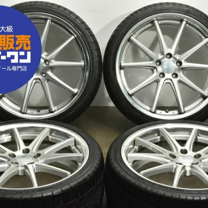 JDM Used WORK 4Book set 208.5J x 20 +50 PCD 112 245/35ZR20 95W XL whee No Tires