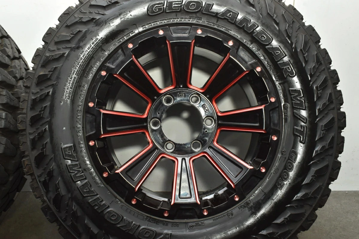 JDM Used LEXXEL 4-Book Set 178.5J x 17+20 PCD 139.7 LT285/70R17 121/11 No Tires - Image 7