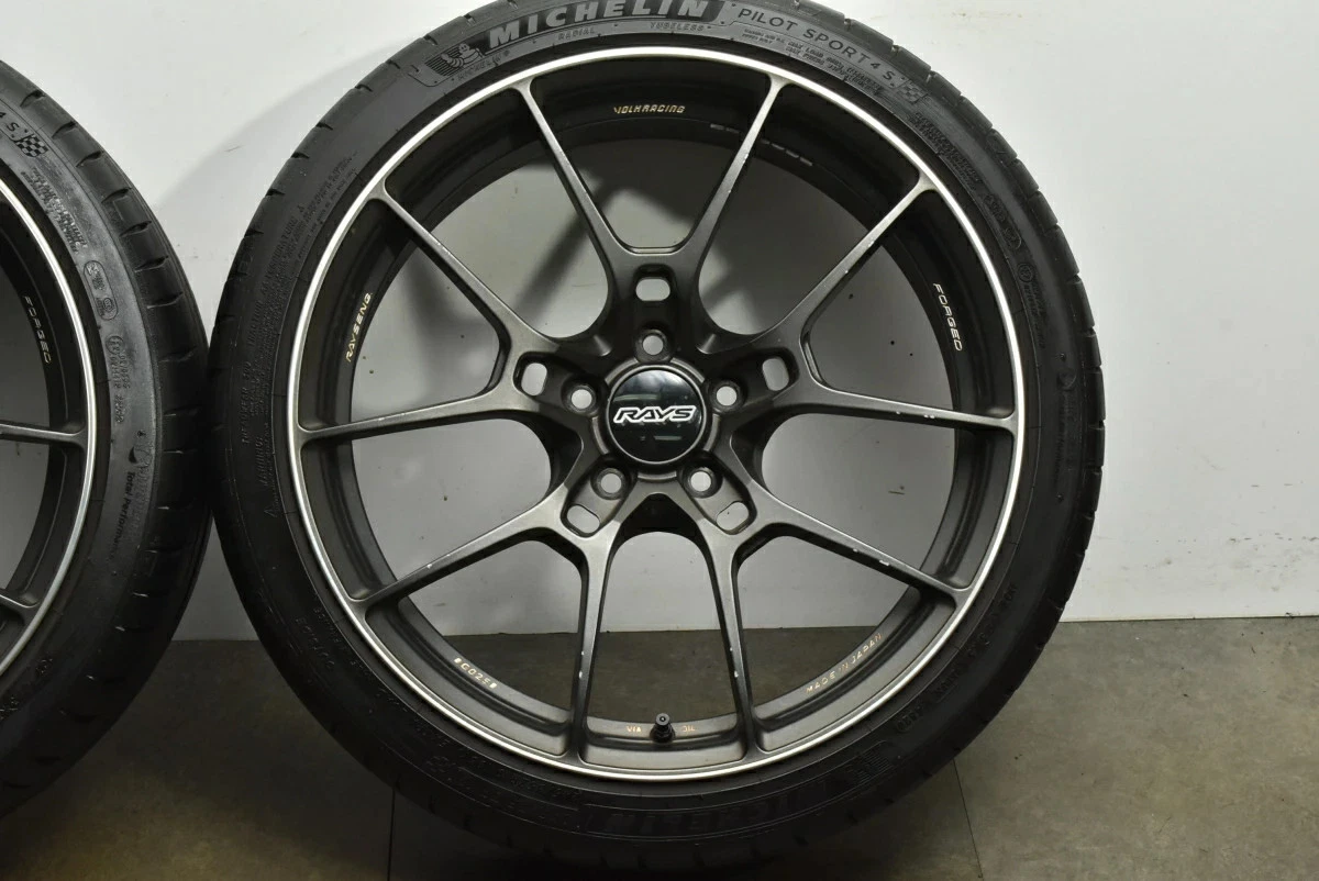 JDM Used RAYS 4-Book Set 198.5J x 19 +35 PCD 112 245/35ZR19 93Y with M No Tires - Image 6