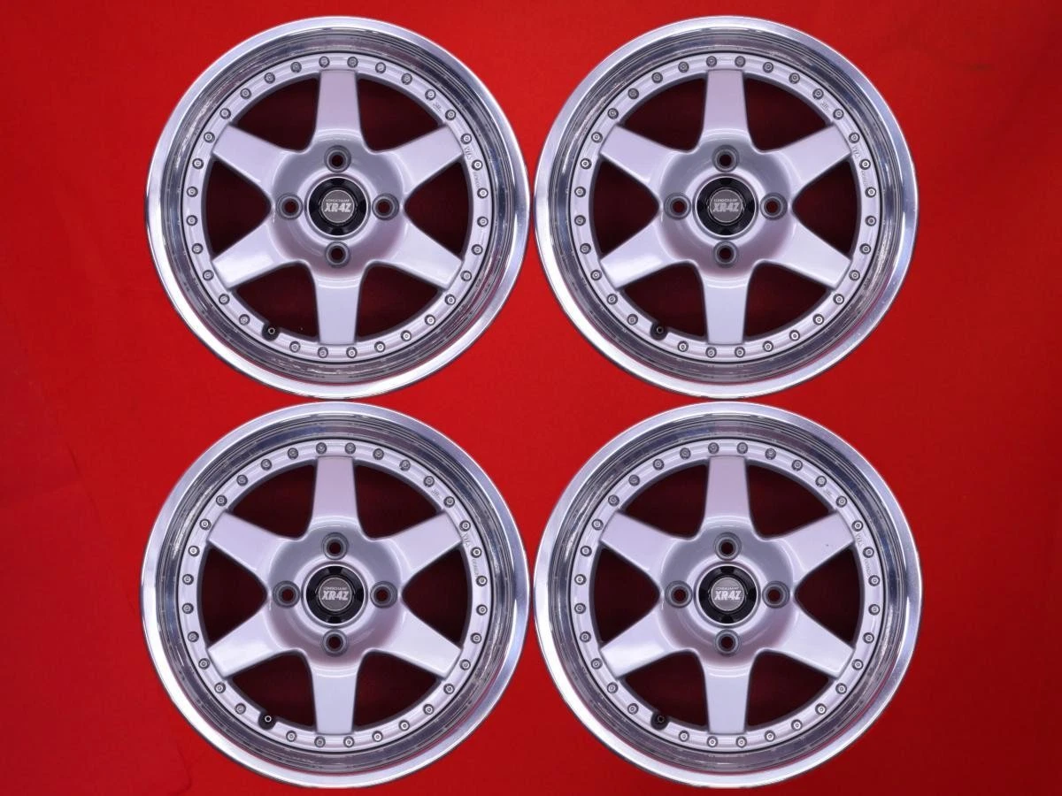 JDM Used out-of-print rare Longchamp XR-4Z wheels 4Book 7/7.5J 16PCD11 No Tires