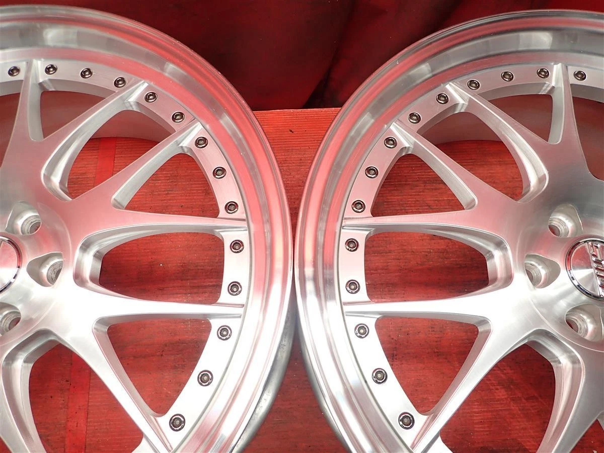 JDM Used 2-Piece Set of TWS EXlete107M Wheels 20x8.5J 5/100 ja20 No Tires - Image 10