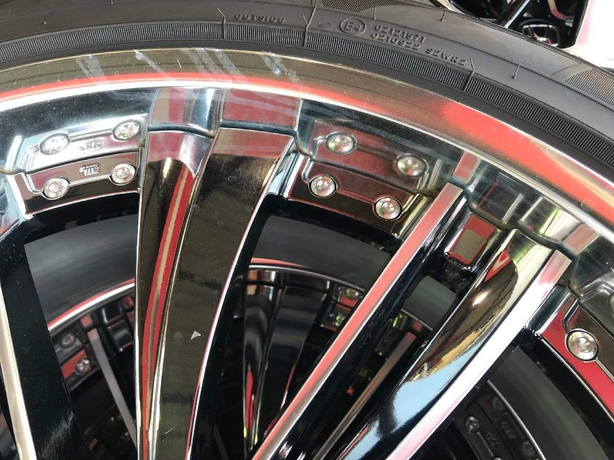 JDM Used Tire and Wheel Set: Weds Kranze Voltaire 8.5J-20 5/114.3 +36 No Tires - Image 8