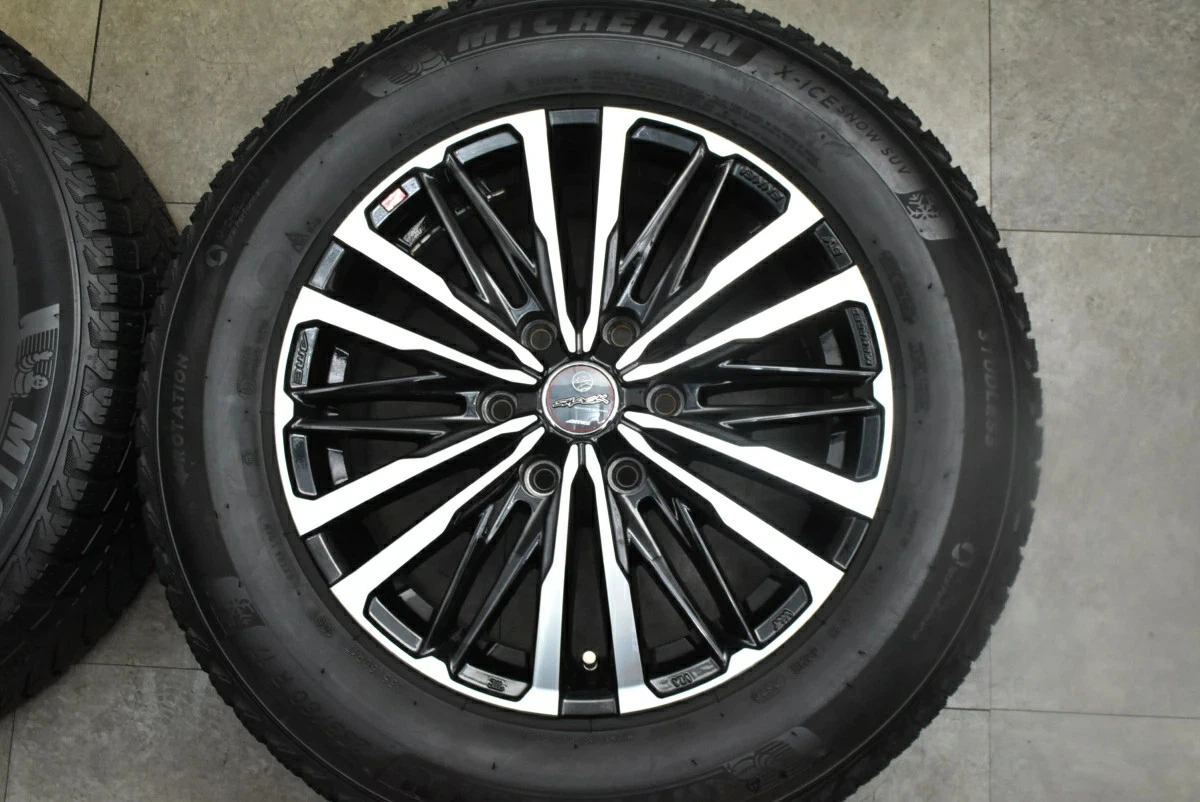 JDM Used SMACK 4-Book Wheel Set 177.0J x 17 +55 PCD 130 235/60R17 106T No Tires - Image 5