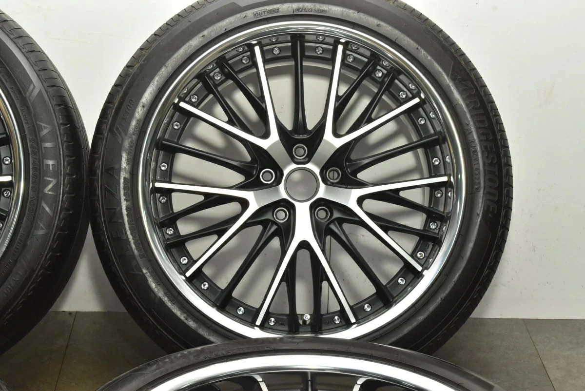 JDM Used WORK 4Book set 208.5J x 20 +38 PCD 120 245/45R20 103W with Br No Tires - Image 7