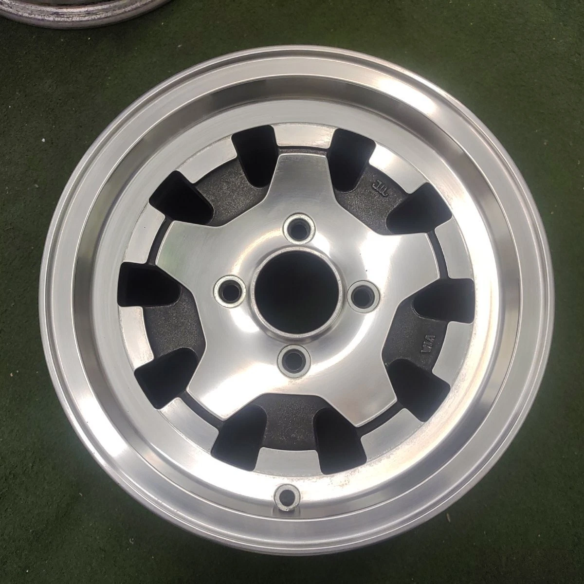 JDM Used Asahi ami aluminum wheels for older cars 1414x5.5J ET +15 PCD No Tires - Image 3