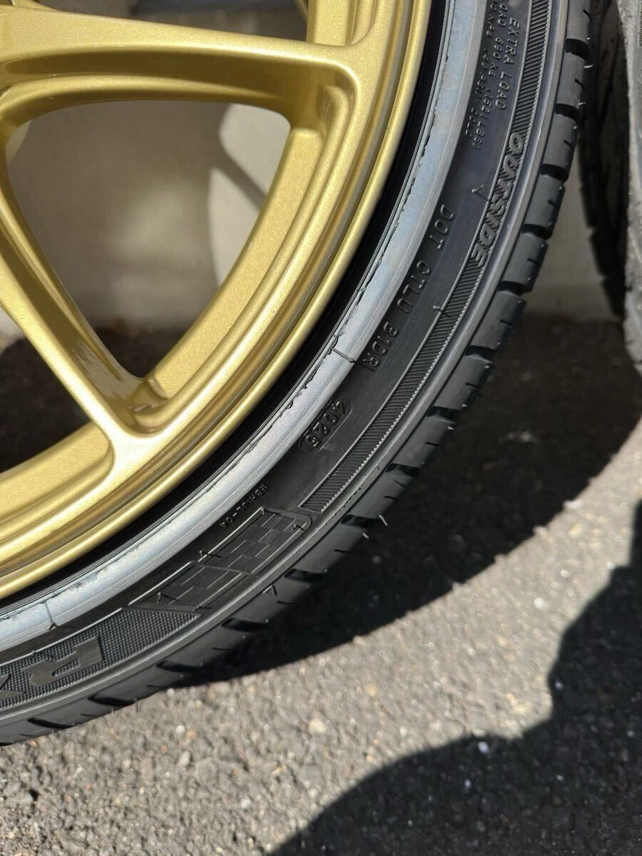 JDM XXR 527 18PCD100/114.3multi 9.75J+20 4Book Rare Gold No Tires - Image 6