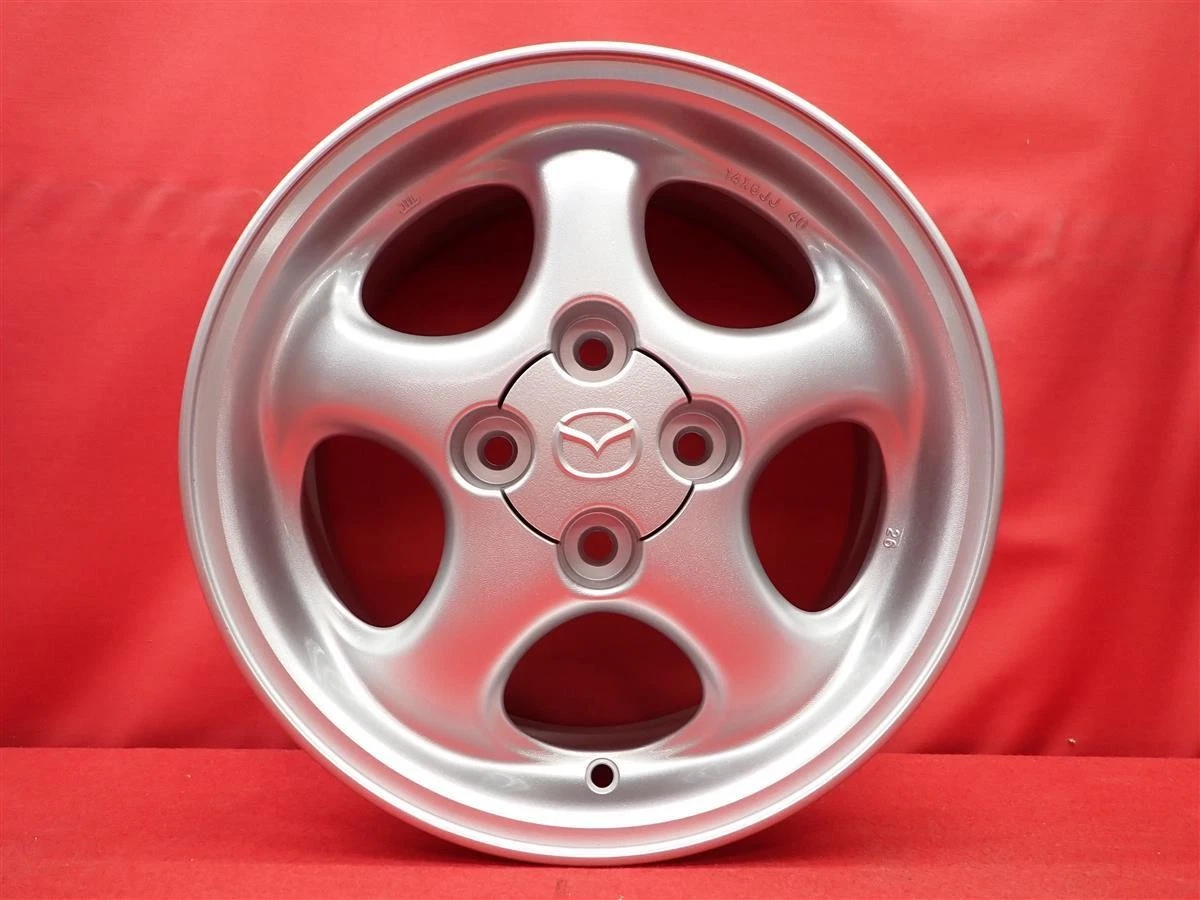 JDM Used genuine Mazda Roadster NB6C wheels 4Book 6J PCD100 4x40 offse No Tires - Image 6
