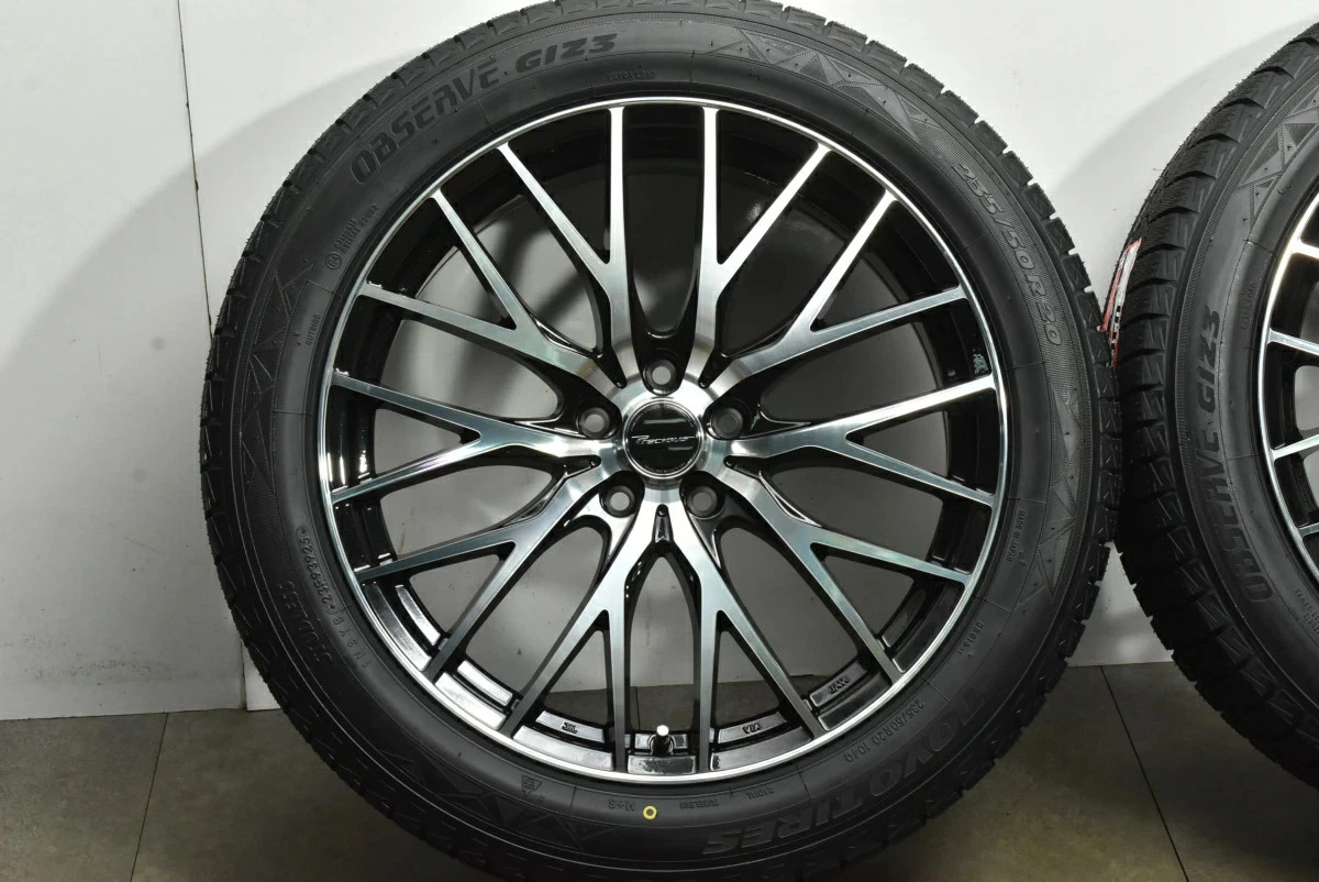 JDM Used Hot Stuff 4-Book Wheel Set 208.0J x 20 +35 PCD 114.3 235/50R2 No Tires - Image 6