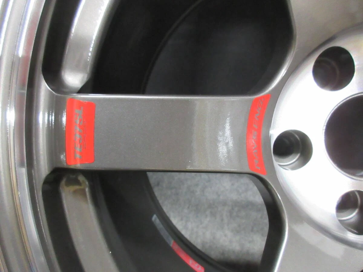 JDM VOLK RACING TE37 FORGED 18" GREAT QUALITY FORGING GT-R R32 R33 R43 No Tires - Image 9