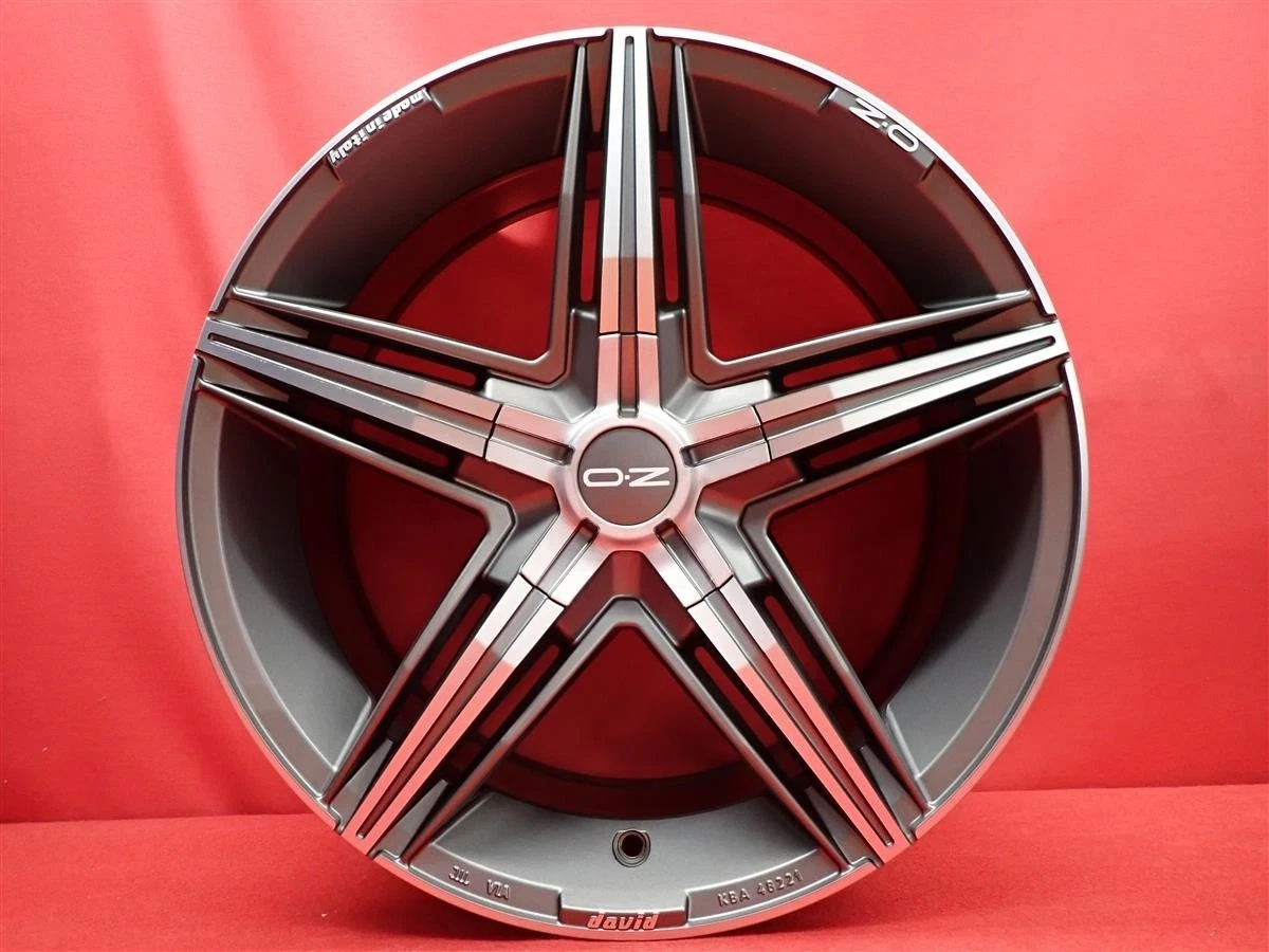 JDM Used OZ DAVID wheels 4Book 7.5J 17PCD114.3 5x45 bolt pattern 75mm No Tires - Image 7