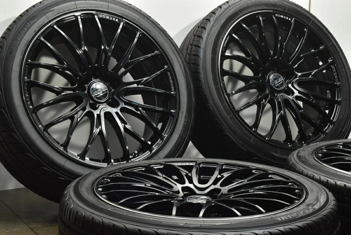 JDM Used RAYS 4-Book Set 208.5J x 20 +45 PCD 120 245/45R20 103W with Y No Tires - Image 3