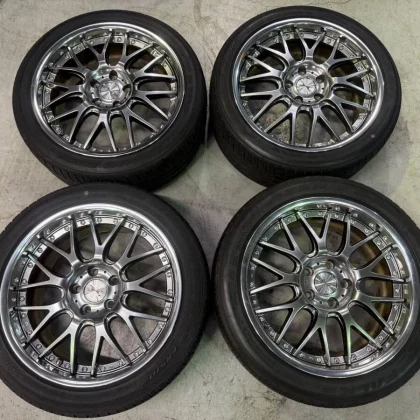 JDM Used Weds Maverick 709M wheels 188J 9J +48 offset 5x112 bolt patte No Tires