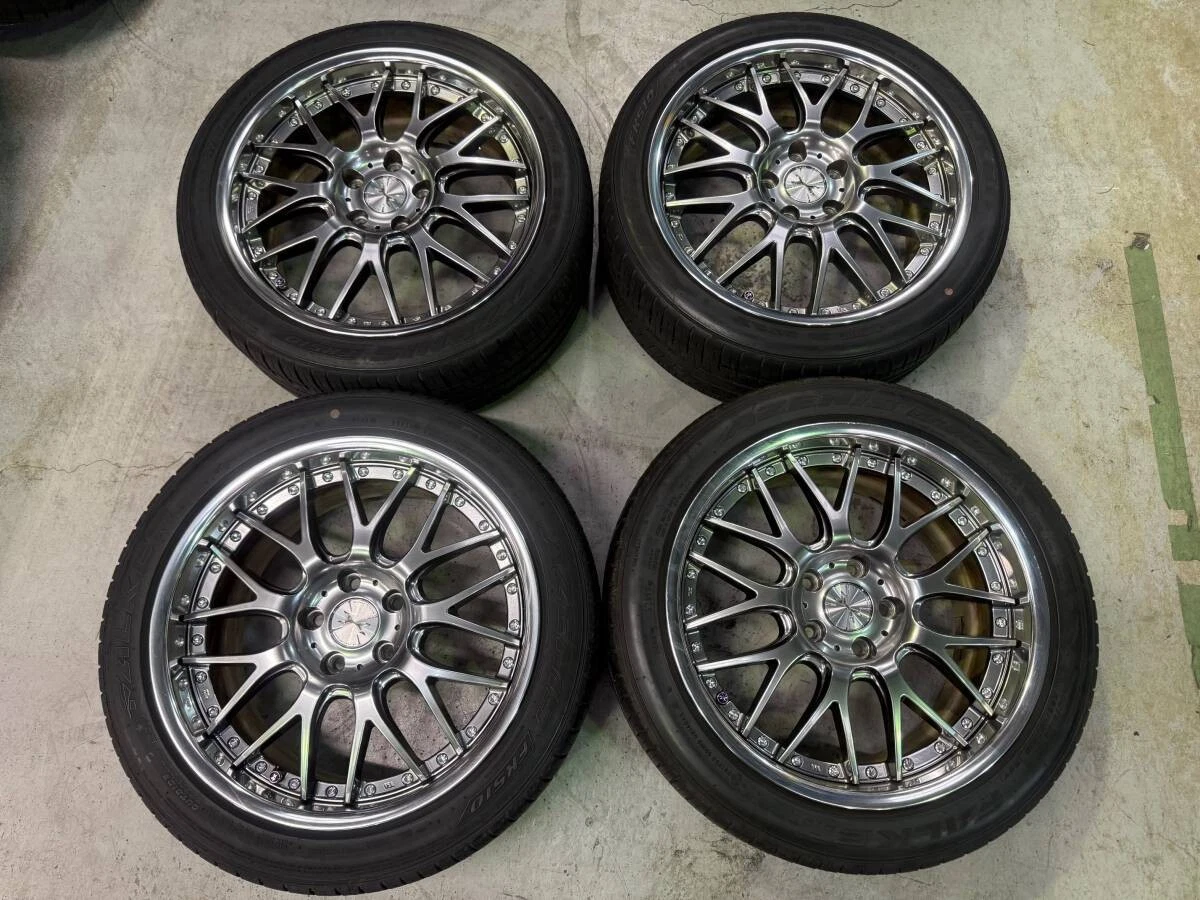 JDM Used Weds Maverick 709M wheels 188J 9J +48 offset 5x112 bolt patte No Tires