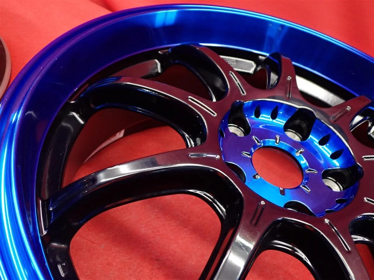 JDM Used RAYS GRAVILLAGE 57 Gainer wheels 4Book 7.5J 18PCD114.3 5x52 o No Tires - Image 9