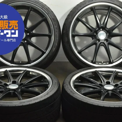 JDM Used WORK 4Book set 208.5J x 20 +40 PCD 114.3 245/35R20 95V with N No Tires