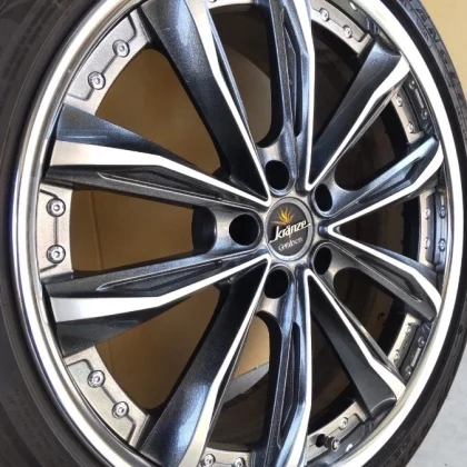 JDM Weds Kranze Graben 20-inch Used Tire and Wheel Set 4-Pack 20x8.5J+ No Tires