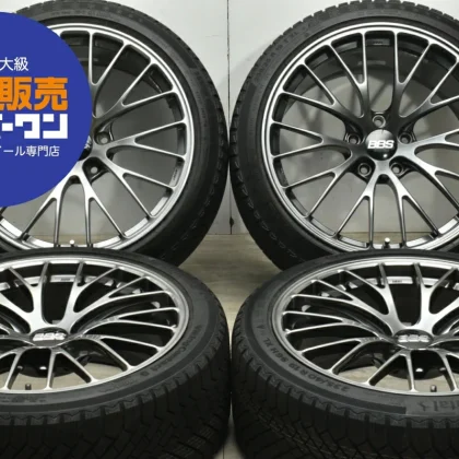 JDM Used BBS 4-Book Wheel Set 198.5J x 19 +35 PCD 120 235/40R19 96H wi No Tires