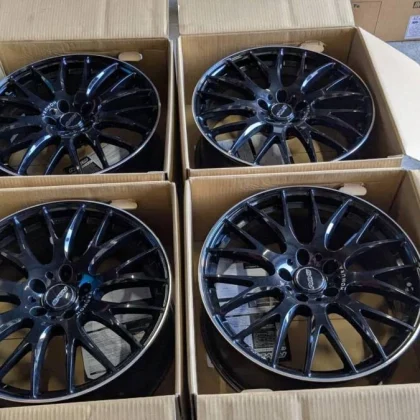 JDM Used Rays Village Aluminum Wheels 19x8J+38 5/120 4 wheels RAYS No Tires