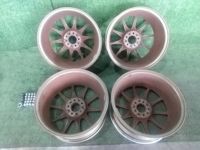 JDM Used 16-inch Rays Volk Racing CE28 wheels 4-piece set bronze with No Tires - Image 9