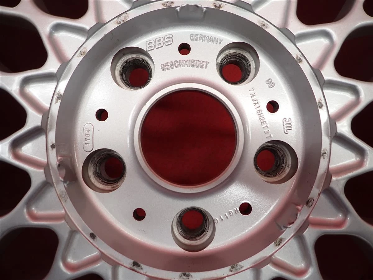 JDM Used out-of-print rare lightweight 7.2kg BBS RG RG110 wheels 4-whe No Tires - Image 9