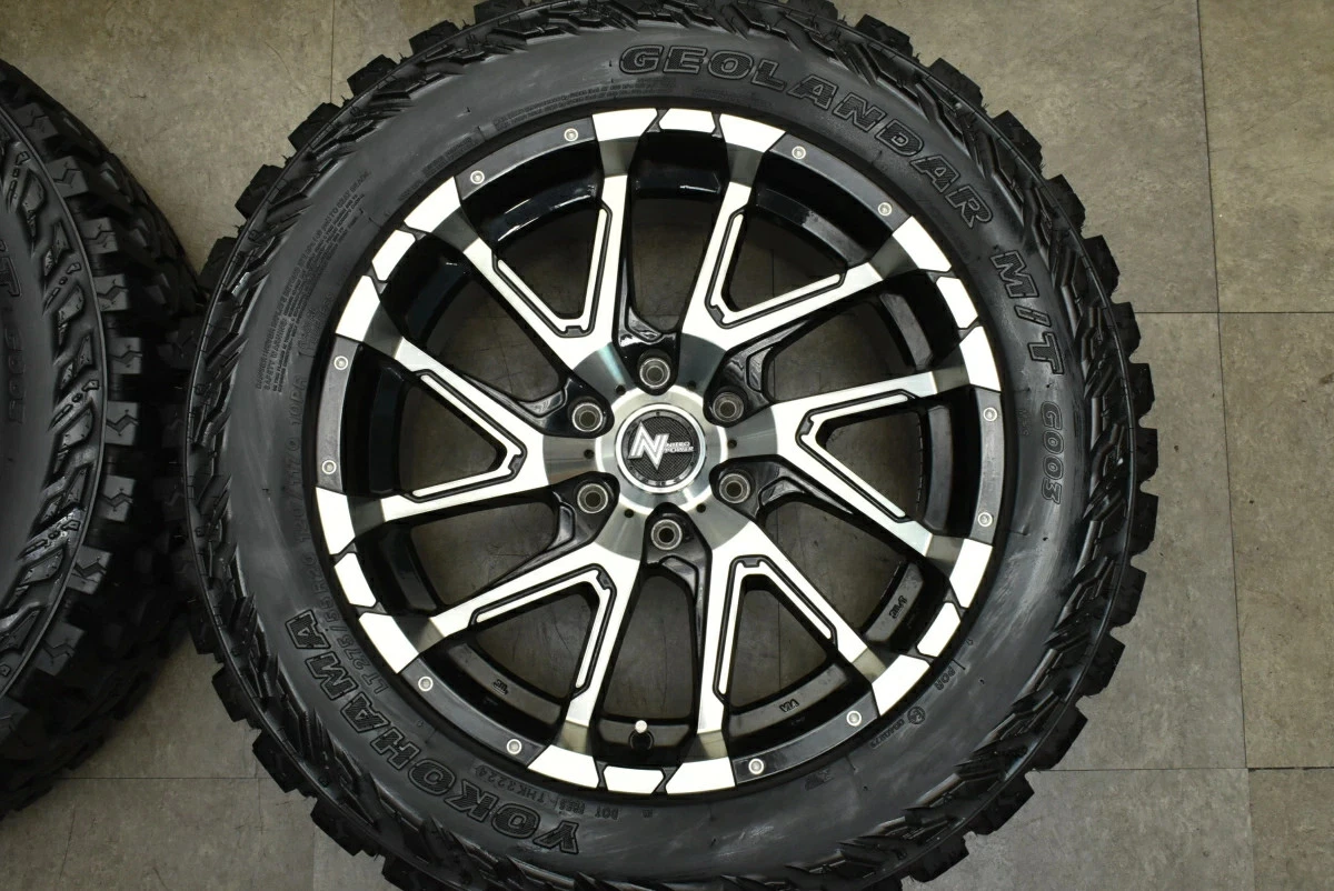 JDM Used MID 4-Book Set 208.5J x 20+20 PCD 139.7 LT275/55R20 120/117Q No Tires - Image 5