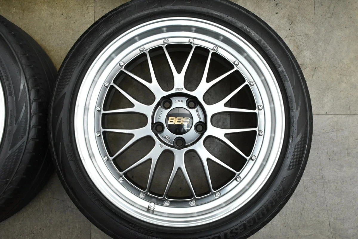 JDM Used BBS 4-Book Set 199.0J x 19 +38 PCD 114.3 245/45R19 98W with B No Tires - Image 4