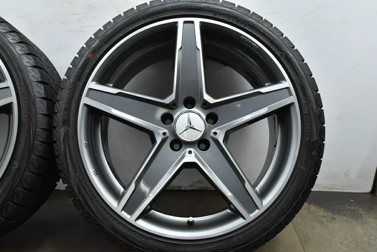 JDM Used MAK 4-Book Wheel Set 198.5J x 19 +35 PCD 112 255/35R19 96Q wi No Tires - Image 7