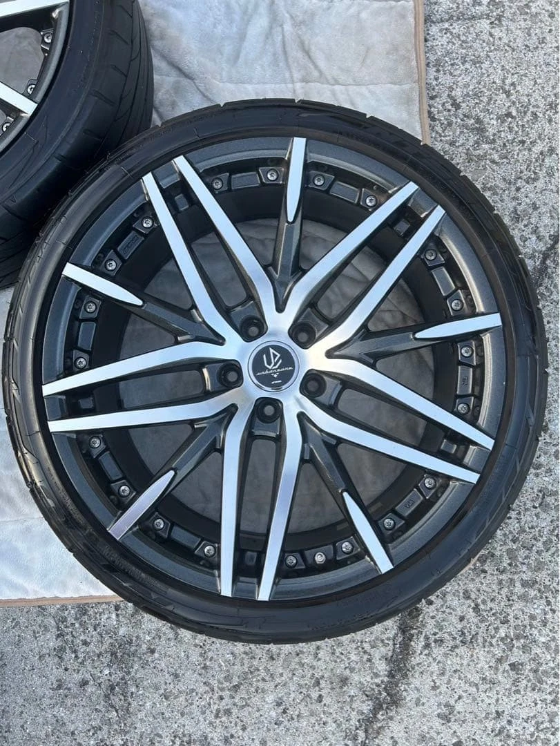 JDM Used WORK 4Book set 20 inch No Tires - Image 2
