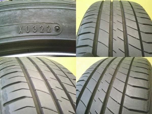 JDM Used ENKEI PF07 177.0J +48 4H 100 tires on used Dunlop Le Mans V 1 No Tires - Image 3