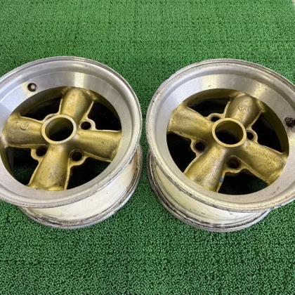 JDM Used 2Book deep rim 13-inch 7J 114.3 4-lug Watanabe 4S-spoke RS wh No Tires