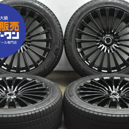 JDM Used M's Speed ​​4-Book Wheel Set 198.0J x 19 +48 ​​PCD 114.3 245/ No Tires