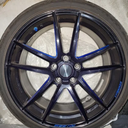 JDM Used Wedssports RN-55M 5H 19-inch set WEDS No Tires