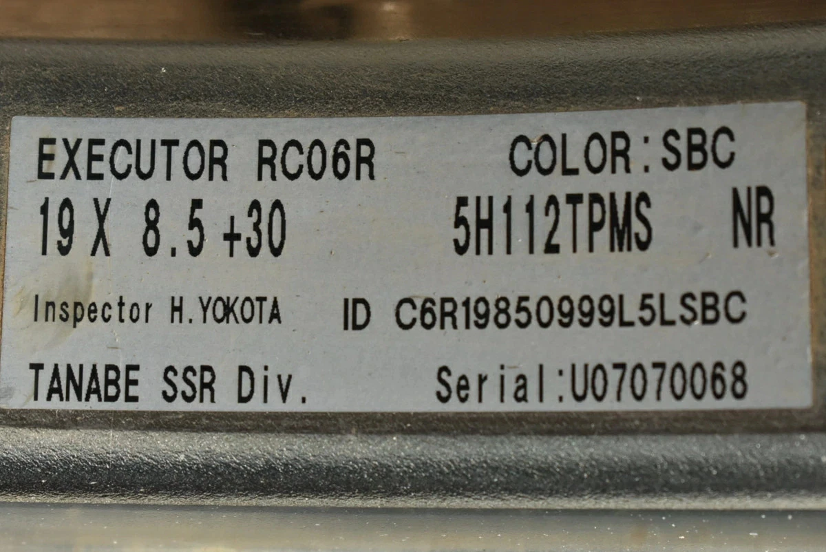 JDM Used SSR Executor RC06R 4-Piece Set 198.5J x 19 +30 PCD 112 245/40 No Tires - Image 9