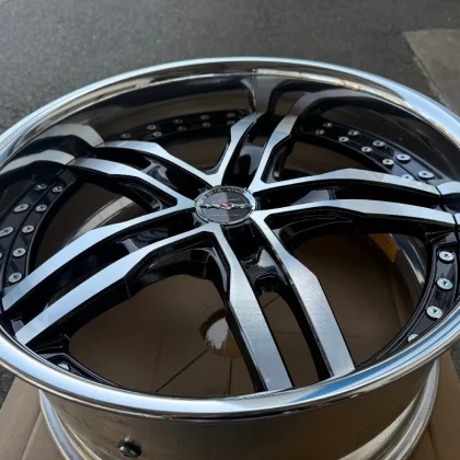 JDM Used 2Book 19AME Shallen XF-55 19x9.0J 5/114.3 +22 aluminum wheels No Tires