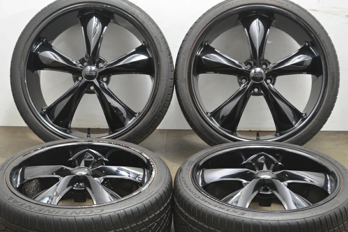 JDM Used FOOSE Legend F104 4-Book Set 208.5J x 20+32 229J x 22+38 PCD No Tires - Image 3