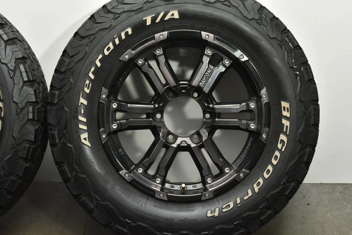 JDM Used RAYS 4-Book Set 178.0J x 17+20 PCD 139.7 LT265/65R17 120/117S No Tires - Image 7