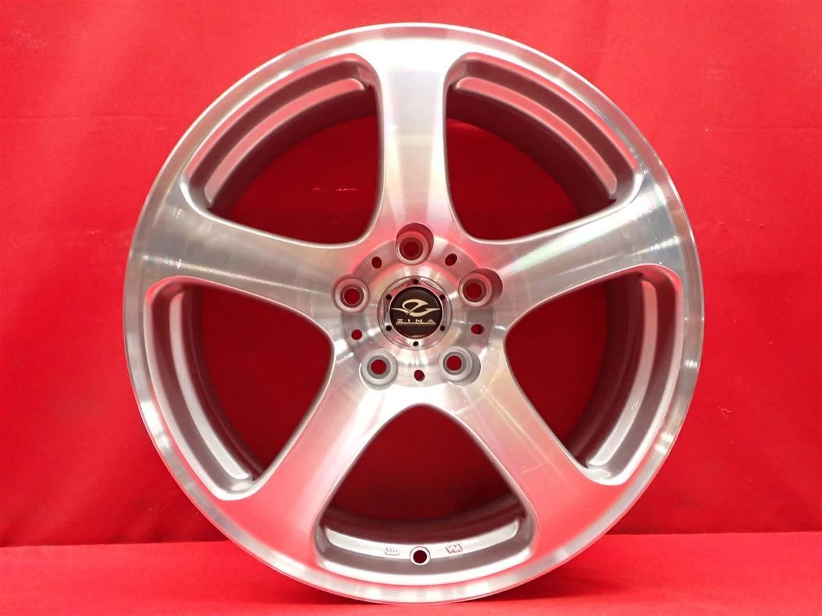 JDM Used ZINA 5-spoke wheels 4-spoke 8J 17x114.3 bolt pattern 5x114.3 No Tires - Image 7