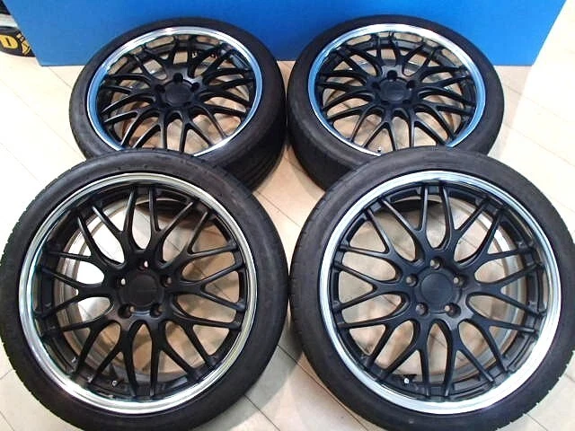 JDM Used MBL WORK Gnosis HR201 4-wheel set with 8.0J 19-inch wheels fo No Tires
