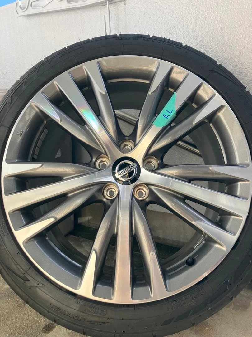 JDM V37 Skyline late model typeSP genuine 19-inch wheels No Tires - Image 6