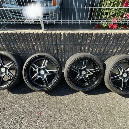 JDM WORK Durandal 9.5j+15 deep rims for mini vans sedans and Drill-Lik No Tires